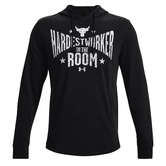 Under Armour Project Rock Mens Black Terry Hoodie