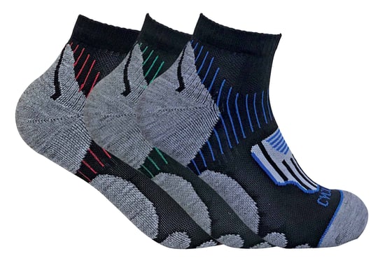3 Paar Herren atmungsaktiv Anti Blister Sport Knöchel Socken für Achilles - HPCM - Image 1