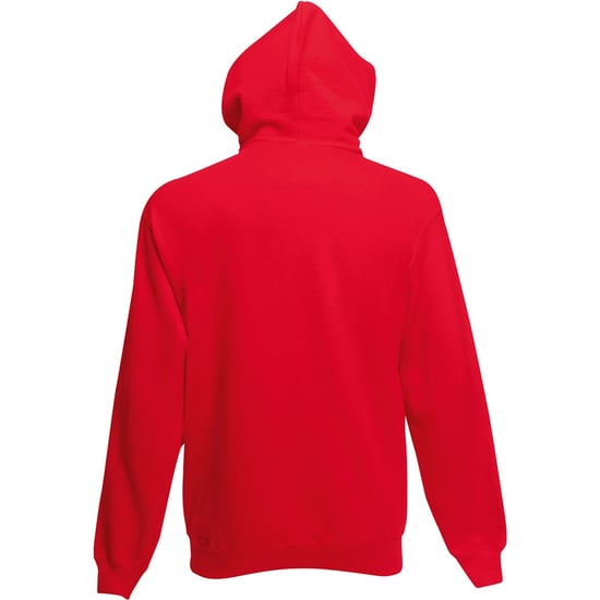 Fruit Of The Loom Herren Sweatshirt mit Kapuze / Hoodie (Rot) - Image 2
