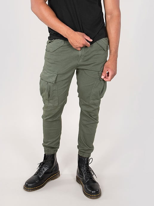 Herren Alpha Industries Airman Cargo-Hose in Grün - Image 1