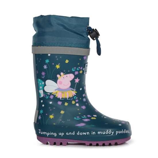 Regatta Childrens/Kids Fantasy Peppa Pig Splash Gummistiefel (Gulfstream) - Image 4