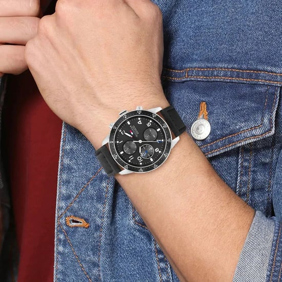 Tommy Hilfiger Jimmy Herren Schwarz Uhr 1791947 - Image 3