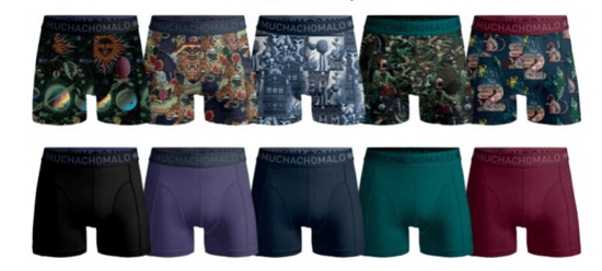 Muchachomalo Herren Boxershorts – 10 Stück – Herren Unterhosen - Image 1