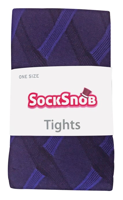 Sock Snob - Farbige 80 Denier blickdichte Damenstrumpfhose - Cable - Image 2