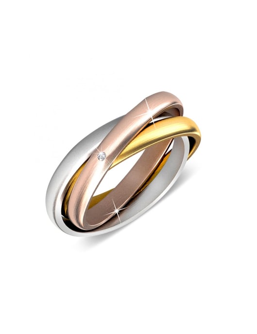 3 Reiche Ring - Silber und Kristall - Image 1