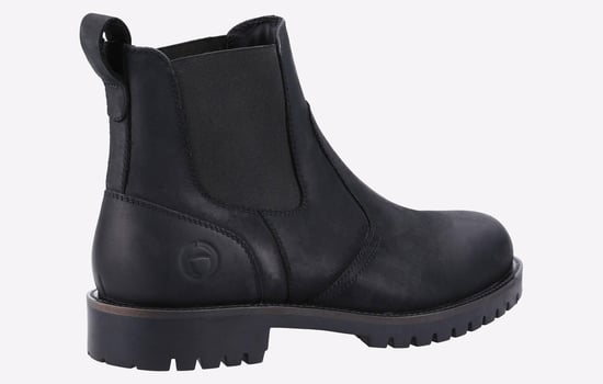 Cotswold Bodicote Schwarze Herrenlederstiefel - Image 3