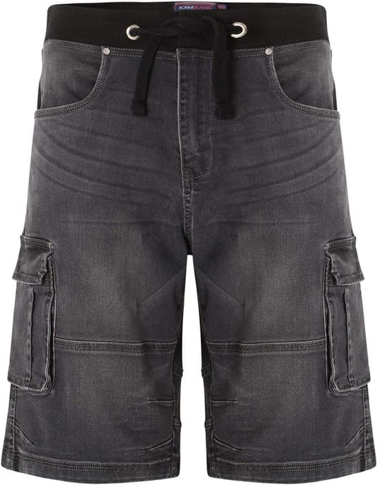 Kam Mens Big & Tall Cargo Combat Shorts