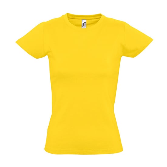 SOLS Womens/Ladies Imperial Heavy Short Sleeve T-Shirt (Gold) - Image 1