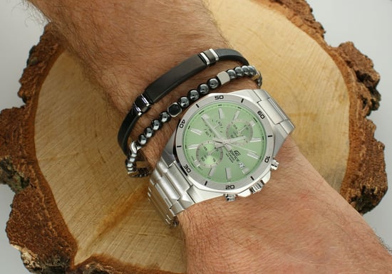 Casio Edifice Silber Herren Armbanduhr EFV-640D-3AVUEF - Image 4