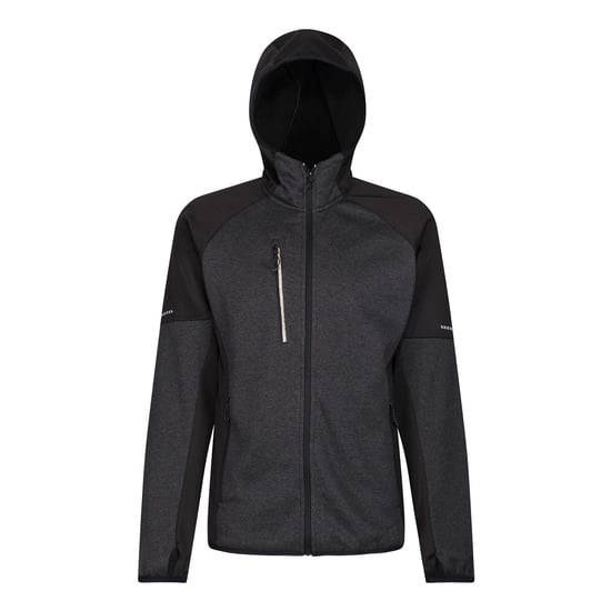 Regatta Mens X-Pro Coldspring II Fleece Jacket (Black/Grey Marl)