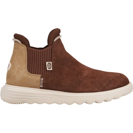 HEYDUDE Branson Novelty Leder Damen Stiefel Braun/Schlange - Image 5