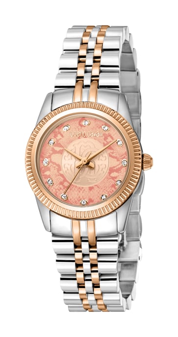 RC5L074M0105 Roberto Cavalli Frauen Quarz Edelstahl Rose Gold 5 ATM 28 mm - Image 1