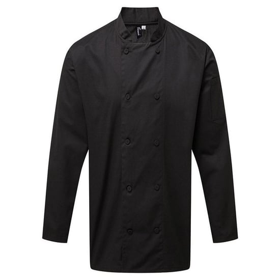 Premier - "Coolchecker" Kochjacke für Herren (Schwarz) - Image 1