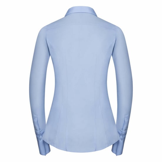 Russell - Langärmelige Stretch-Bluse - Damen (Hellblau) - Image 2