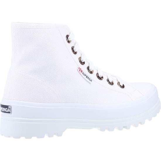 Superga 2341 Alpina Harz Ösen 100% Baumwolle Damen Weiß Stiefel - Image 2