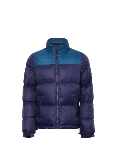 Mo Wattierte Steppjacke Herren Marine Dunkles Türkis - Image 3