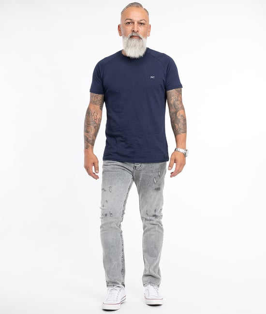 Rock Creek Jeans Straight Leg Grau
