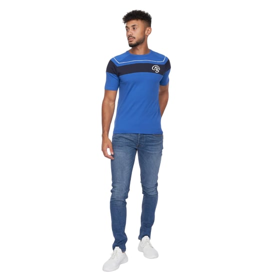 Crosshatch - "Craftore" T-Shirt für Herren (Blau) - Image 3