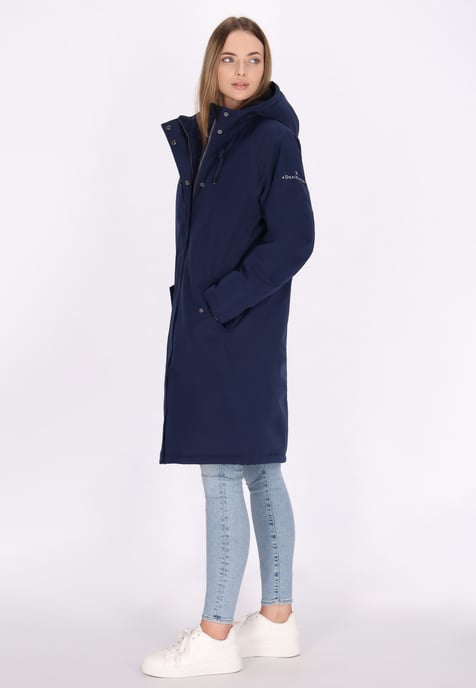 Dreimaster Winterparka Damen dunkelmarin - Image 3