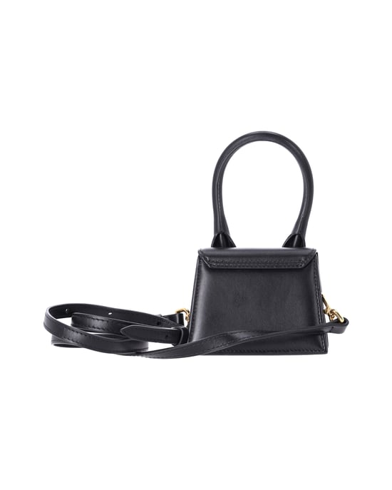 Jacquemus Le Chiquito Tasche mit Handgriff aus schwarzem Leder - Image 3