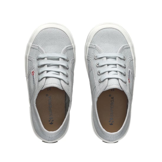 Superga Childrens/Kids 2750 Jcot Leder Turnschuhe (Grau Lilla/Avorio) - Image 4