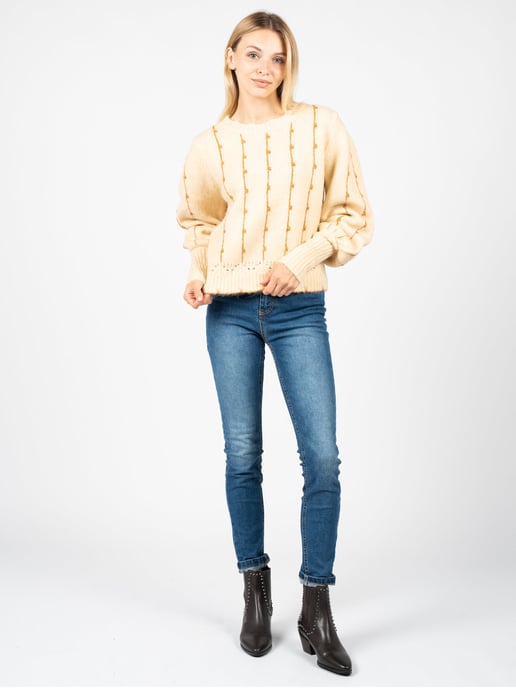Silvian Heach Pullover Kuina Damen beige - Image 5