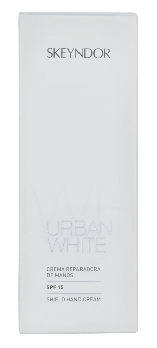 Skeyndor Urban White Shield Hand Cream SPF15. - Image 2