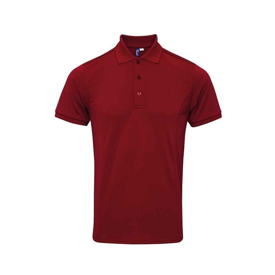 Premier Herren Coolchecker Plus Pique Polo T-Shirt (Burgunderrot) - Image 1