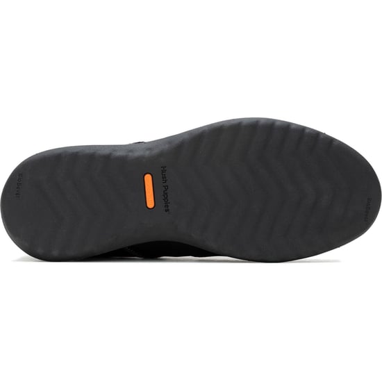 Hush Puppies The Good Leder Herren Schwarz Turnschuhe - Image 3