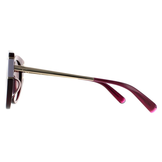 Salvatore Ferragamo Cat Eye Damen Violett Braun Wein Gradient Sonnenbrille - Image 3