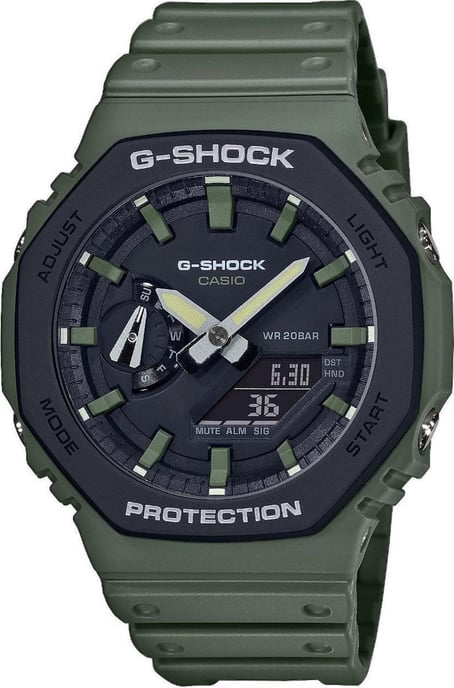 Casio G-shock Grün Herren Armbanduhr GA-2110SU-3AER - Image 1