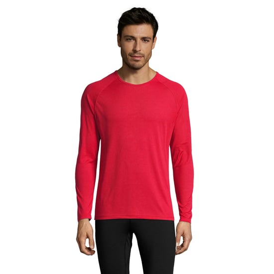 SOLS - T-Shirt für Herren - Sport Langärmlig (Rot) - Image 1