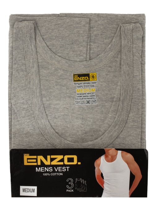 Enzo | Herrenwesten 3er-Pack - Grau - Image 5