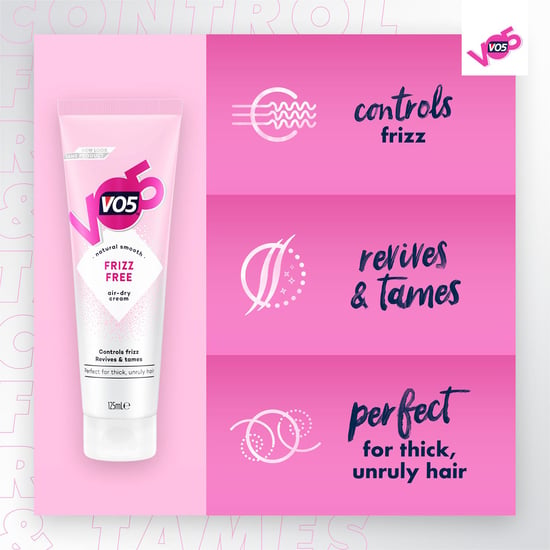VO5 Frizz Free Air Dry Cream Controls Frizz, Revives and Tames 125ml, 4 Pack