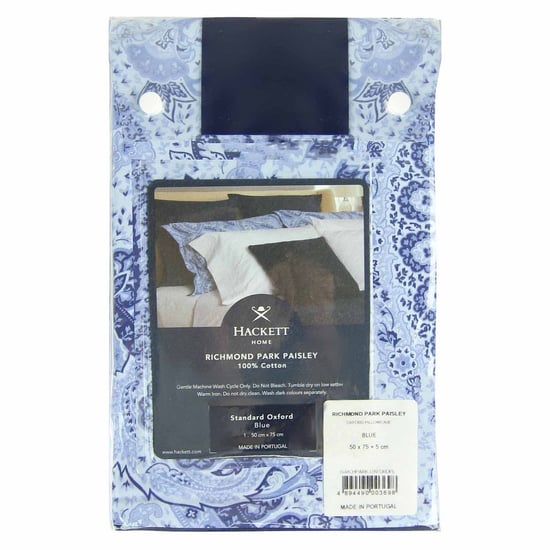 Hackett Home Richmond Park Paisley Blue Oxford Pillowcase H RICHPARK OXFORDPL