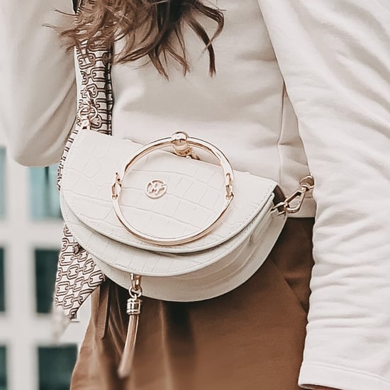 VICTORIA HYDE Half-Moon Shoulder Bag Beige