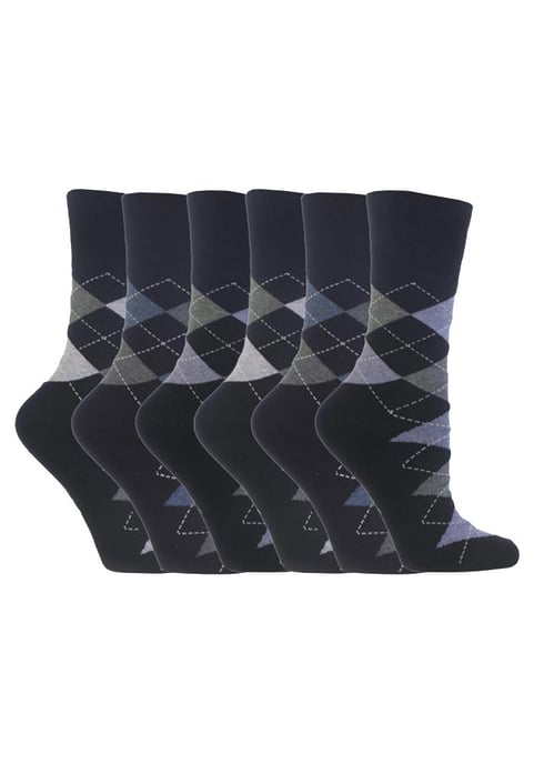 Gentle Grip - 6 Paar Damen Gentle Grip Nicht elastische Socken - LGG41 - Image 1