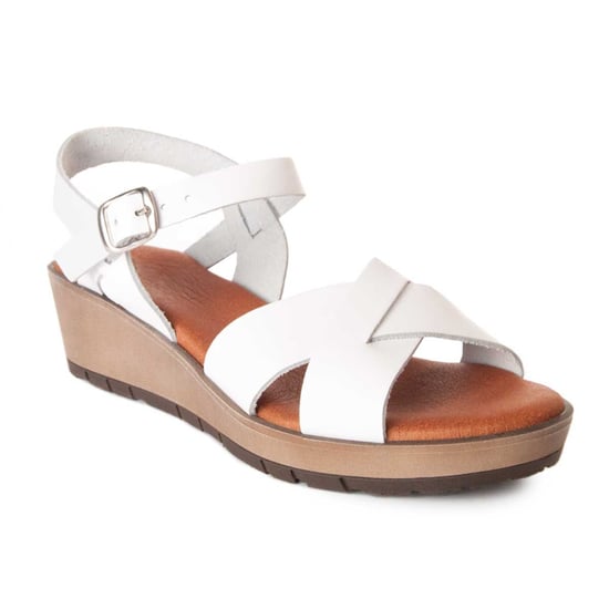 PURAPIEL WEDGE SANDAL GELCONFORE21a22 IN WHITE