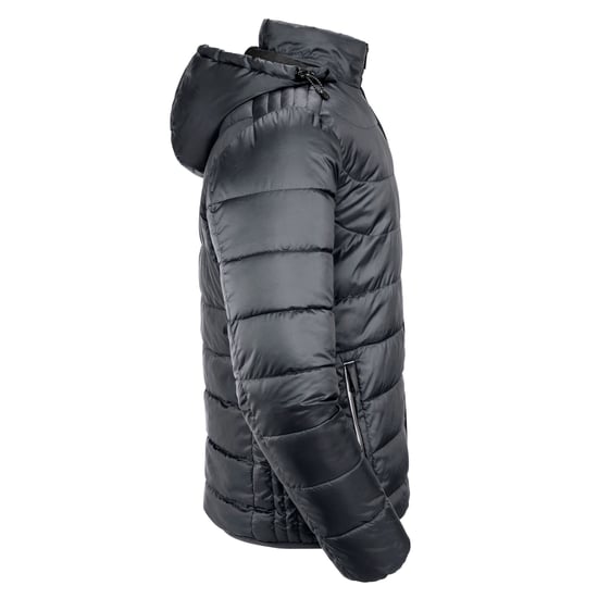Russell Mens Nano Hooded Padded Jacket (Eisen Grau) - Image 3