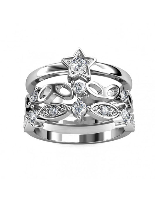 Solar Ring - Silber und Kristall - Image 5