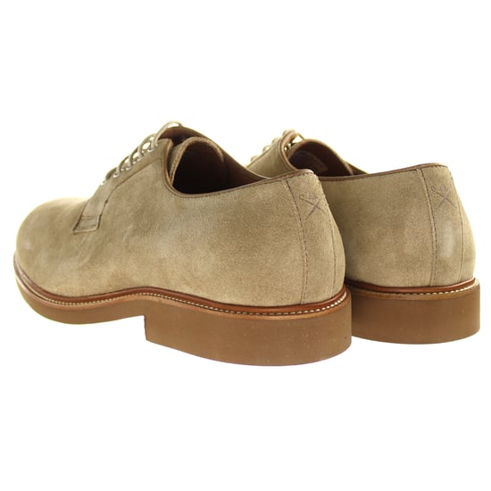 Hackett Chino Eyelet Blucher Mens Beige Shoes