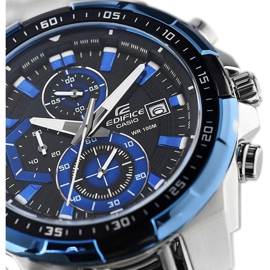 Casio Edifice Men's Silver Watch EFR-539D-1A2VUEF