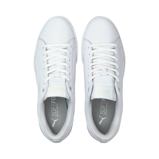 PUMA Damen Smash v2 Leder Sneakers Sportschuhe - Image 6