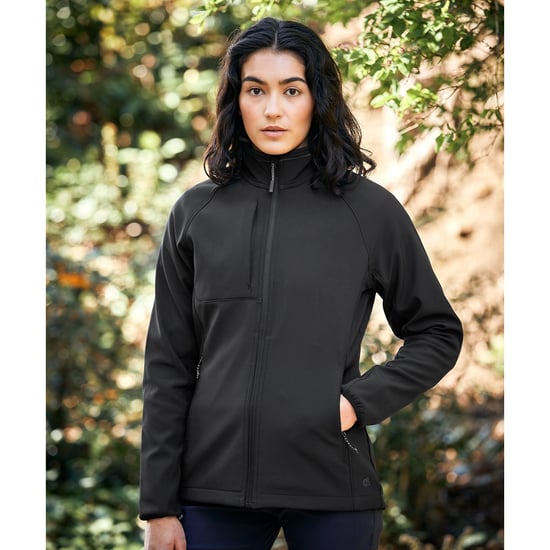 Craghoppers Womens/Ladies Expert Basecamp Soft Shell Jacket (Black)