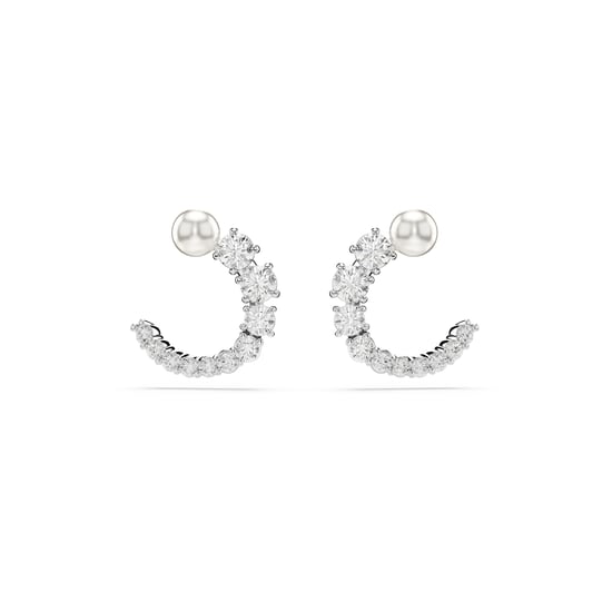 Swarovski 'Matrix' Damen Ohrringe aus Basismetall - Silber 5692260 - Image 1