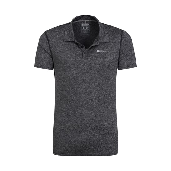 Mountain Warehouse Mens Agra Stripe Polo Shirt (Black)