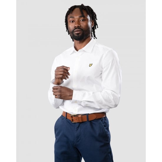 Lyle & Scott Langärmeliges Slim Fit Herren-Popelinehemd - Image 1