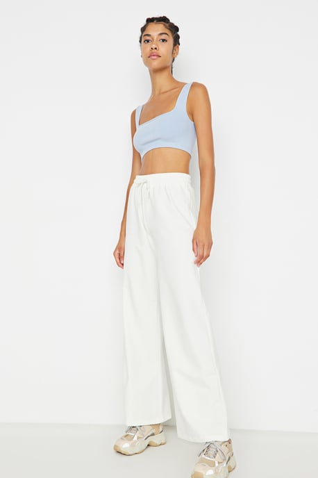 Trendyol Femmes Taille haute Jambe large Bas de survêtement - Image 2