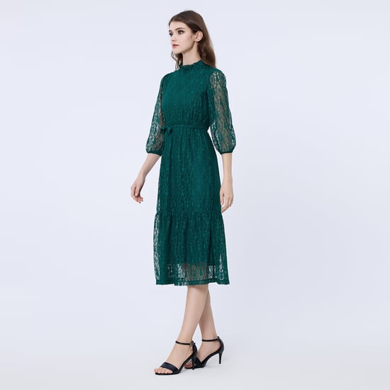 Robe patineuse dentelle - Image 2