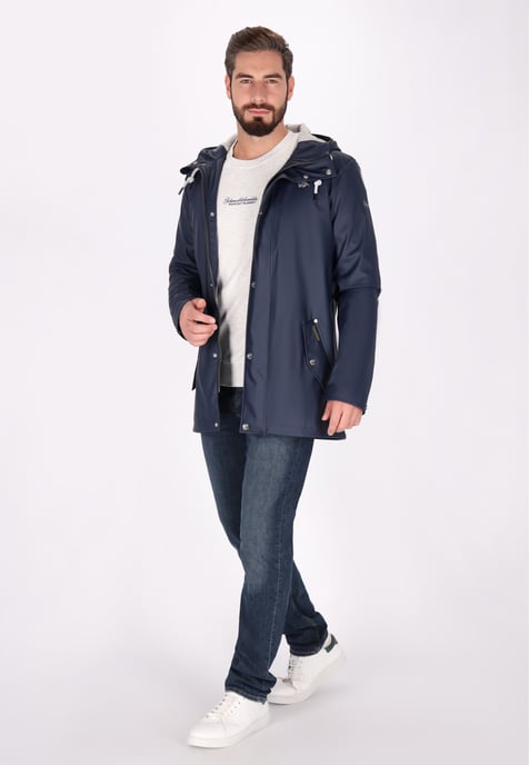 Schmuddelwedda Regenjacke Herren Marine - Image 2